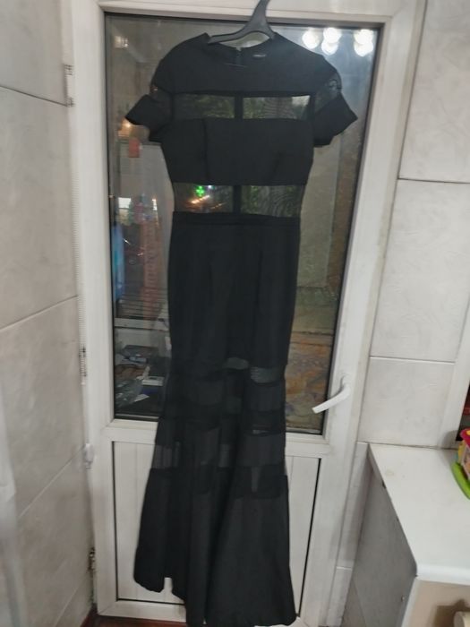 Платье женское чёрное нарядное