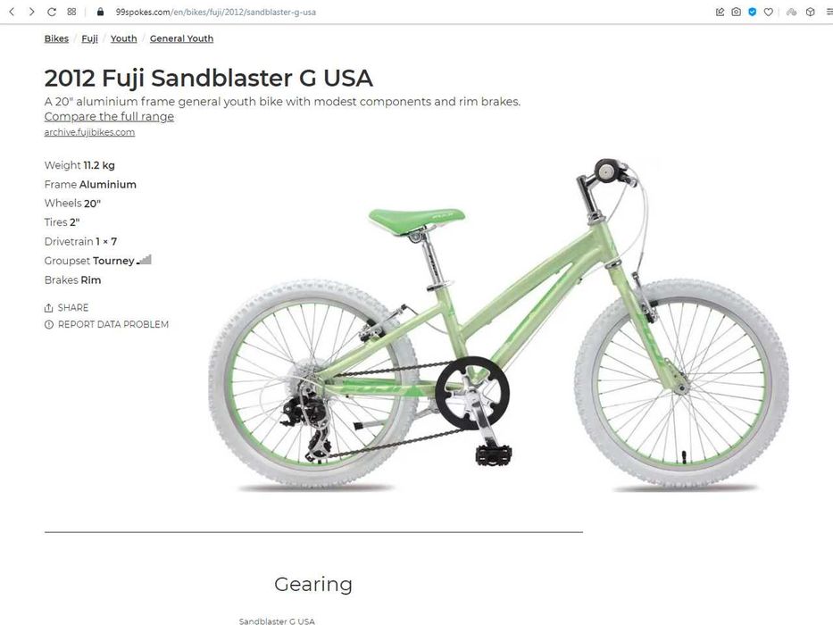 Велосипед Fuji Sandblaster G USA