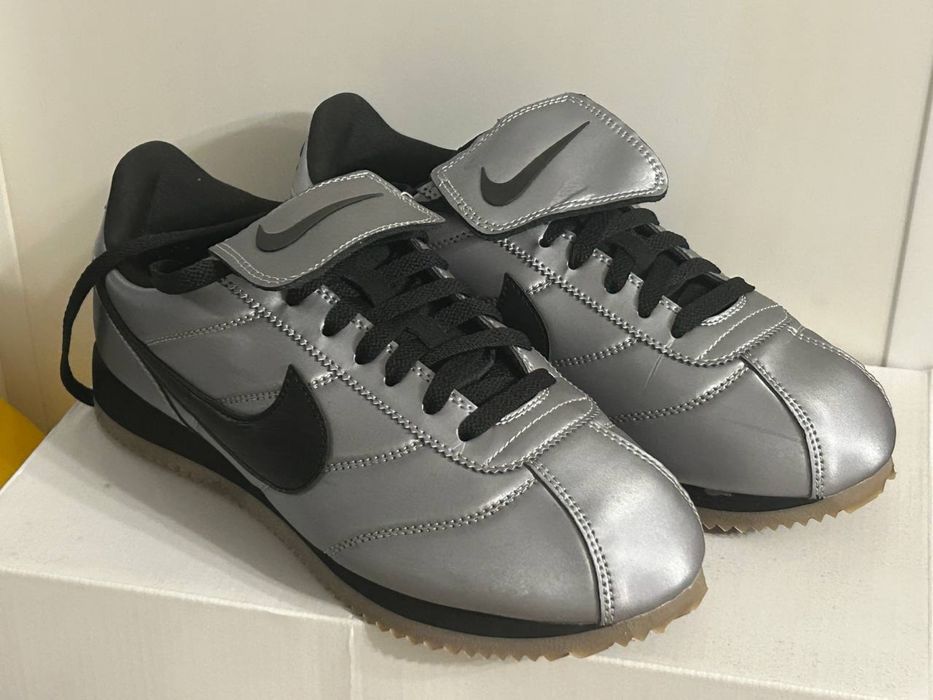 Nike Cortez Leather SE Metallic Cool Grey