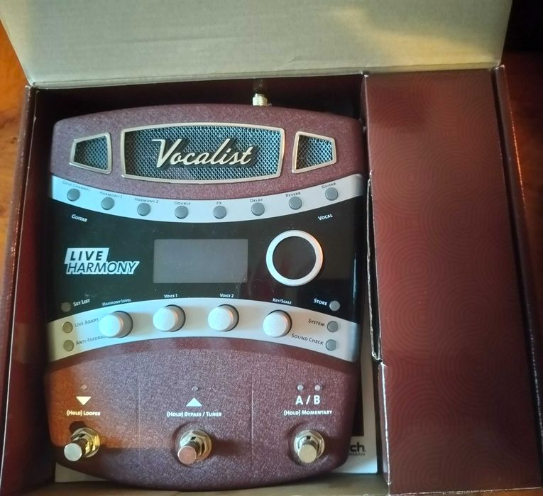 Sistem efecte Digitech Vocalist Live harmony Guitar and Vocals effects