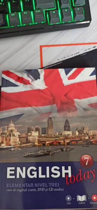 Setul de manuale English TODAY (volumele 1,2,3,4,7) cu DVD-uri și CD