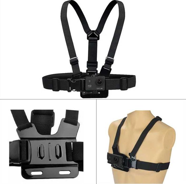 Комплект аксесоари 12 в 1 за GoPro 5 , 6 , 7 , 8 , 9 и др екшън камери