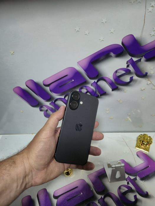 iPhone 16 Black 5G 128GB Baterie:94%.Preṭ fix!