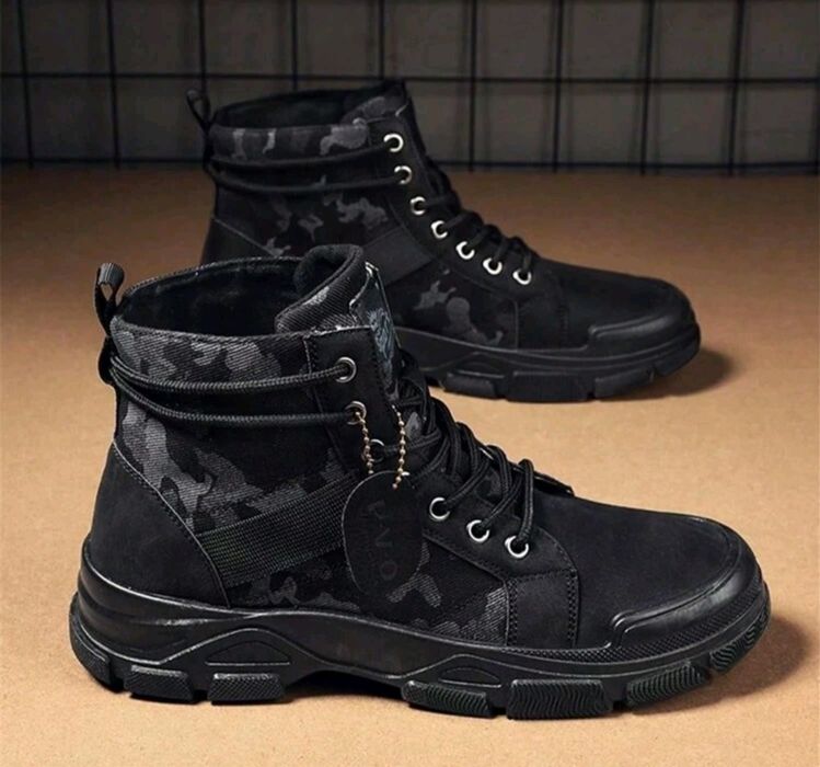 Нови мъжки кубинки камуфлажни непромокаеми ботуши тактически обувки 46