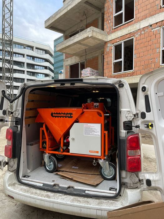 masina de tencuit , pompa de tencuit , tencuiala mecanizata , RATE !