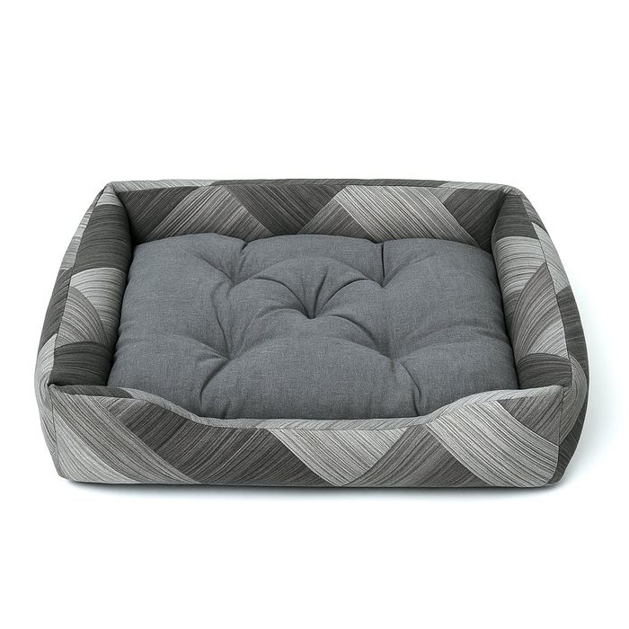 Чудесно легло за любимци KAIRA (Сиво Каре - , Размери S - XXL, код)