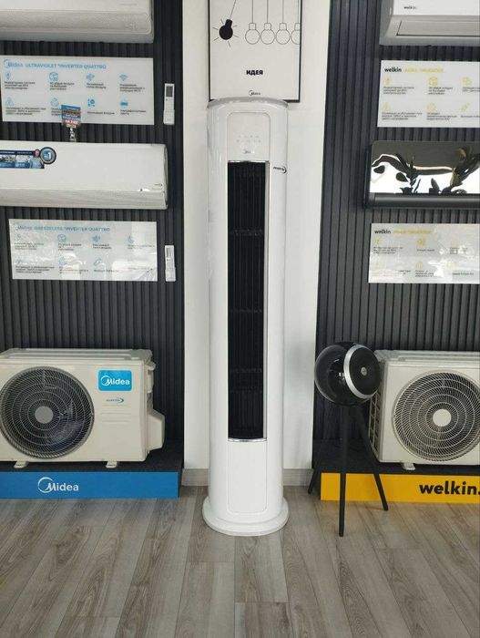 Инверторный Колонный Кондиционер MIDEA FSTYA 24 Btu до 72 м2!