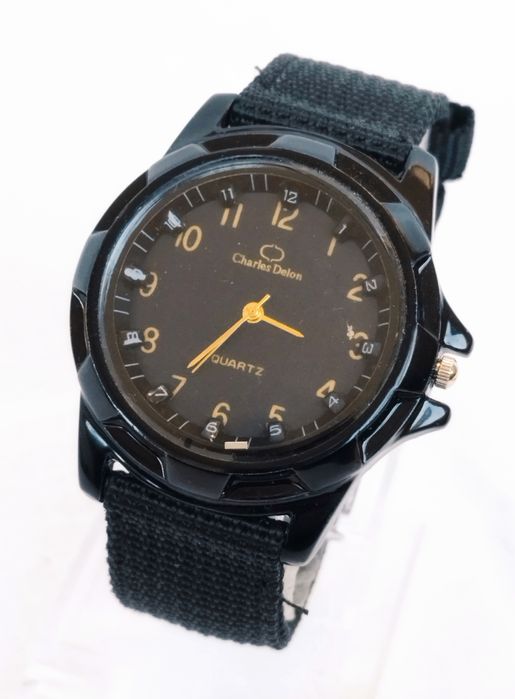 Ceas bărbătesc Charles Delon cu quartz, din oțel inoxidabil