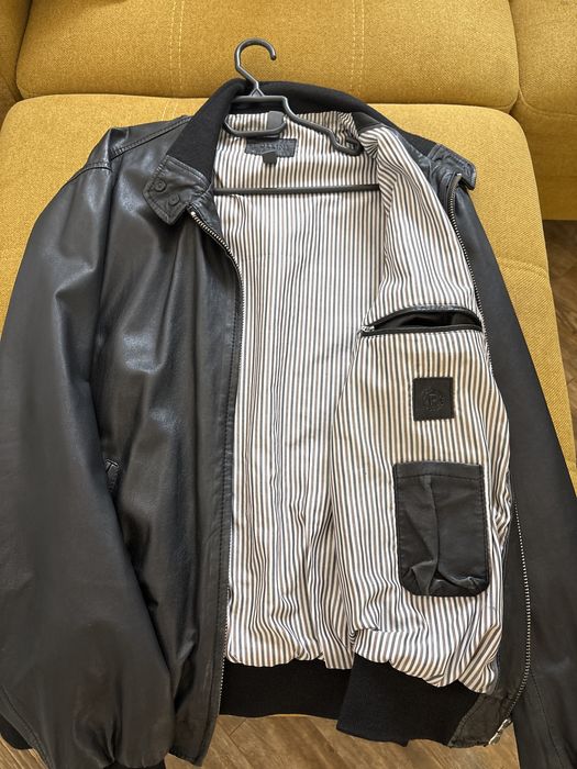 Кожаная куртка мужская