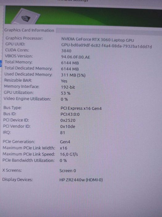 RTX 3060 Laptop 6GB