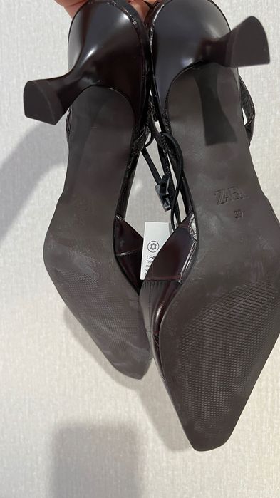 Мюли Zara новые кроко