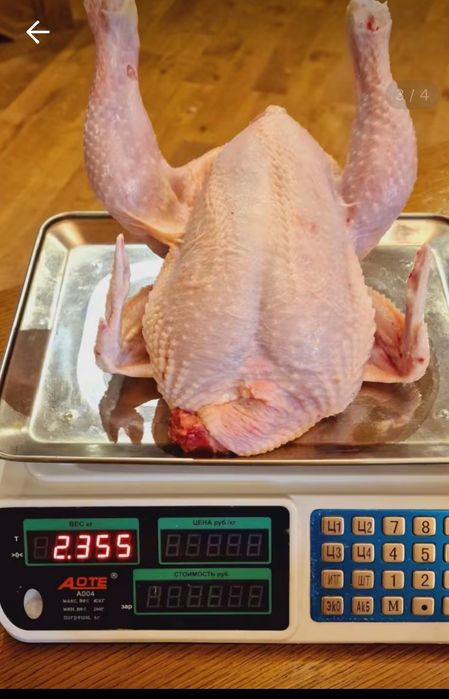 Мясо курей резаных