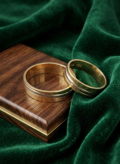 Set verighete aur 14k (AG.7)