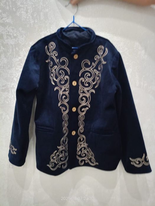 Ұлттық пиджак қамзол балаға 7-9 жасар