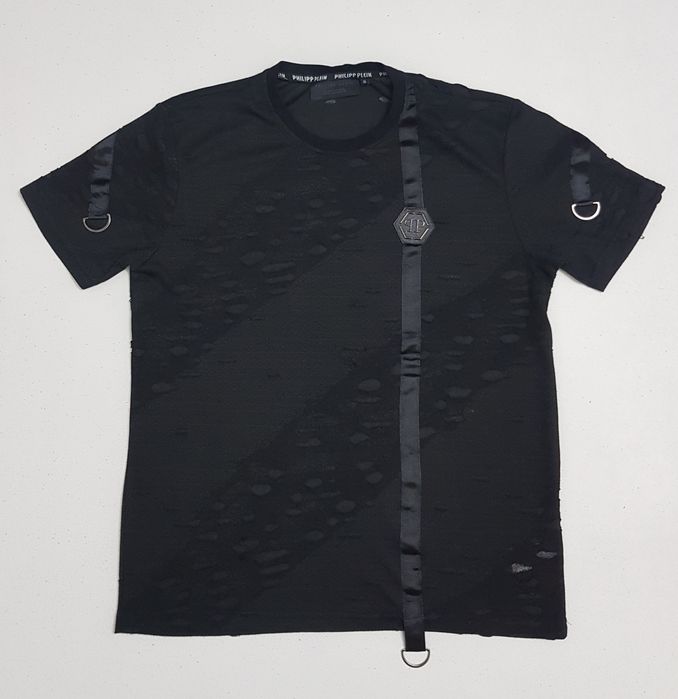 Tricou Philipp Plein, Bumbac 100 %, autentic, măsura XL ptr. bărbați