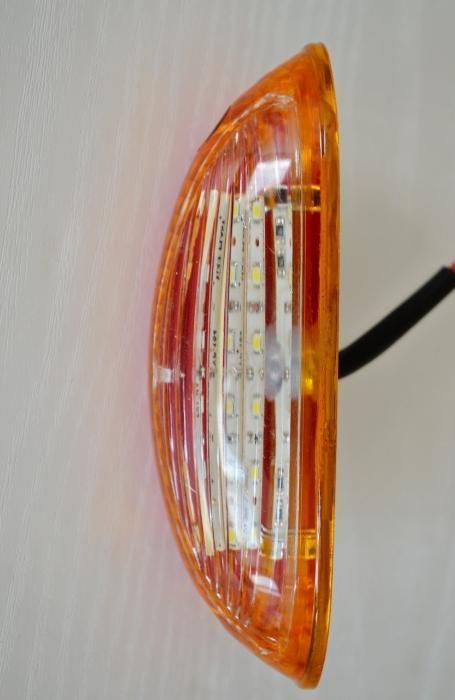 1 бр. ЛЕД LED вертикални габарити рогчета за бус камион ремарке 12-24V