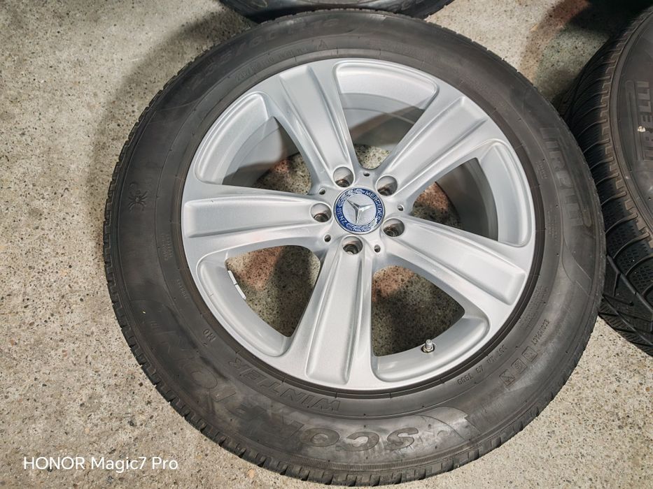 Jante originale Mercedes GLC 235 60R18 Pirelli iarna 2020