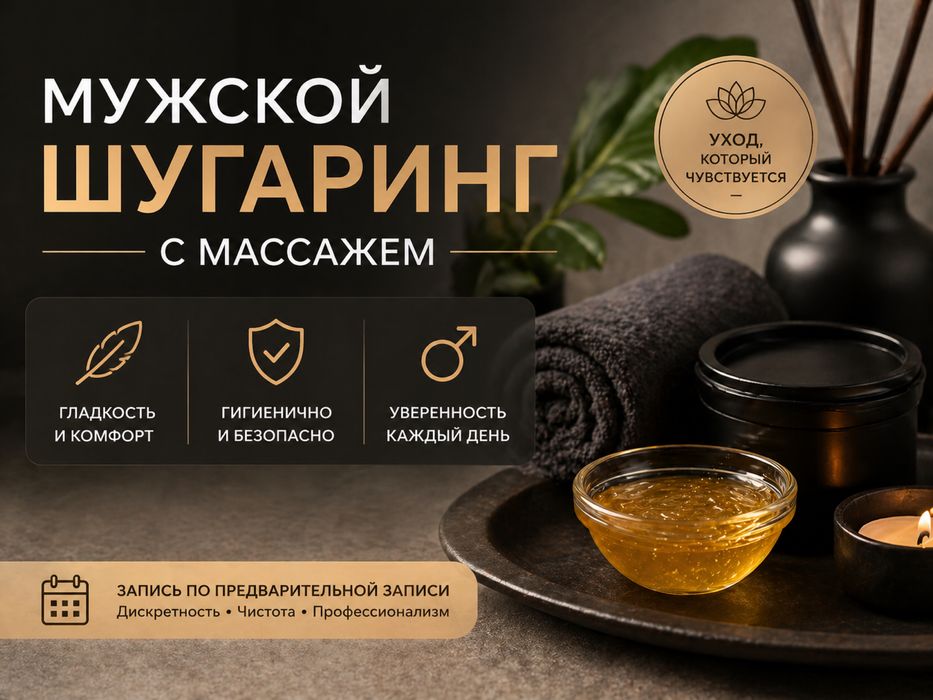 Мужской шугаринг &массаж