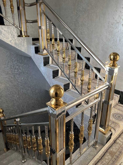 Перила из нержавейки, ограждения и поручни Ташкент и по Узбекистану