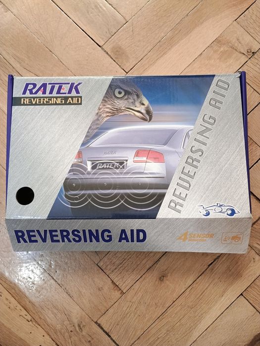 Парктроник за заден ход Черен, сензори 19мм, със звук и LED дис