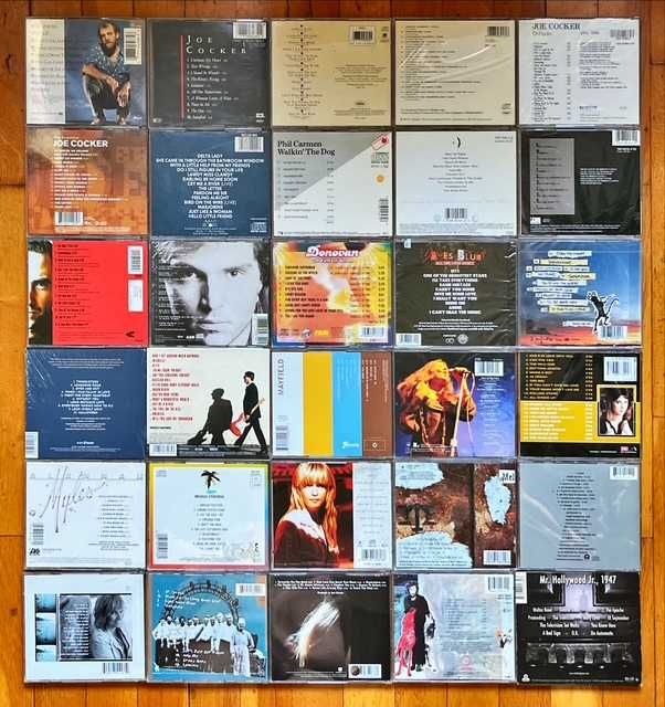 Lot CD orig. rock: Adams, M. Loaf, Elvis, Cohen, Reed, Cocker, Kravitz