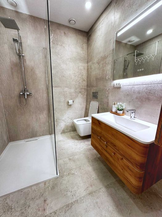 Apartament cu Gradina de inchiriat Brazda  loc parc electric bloc nou