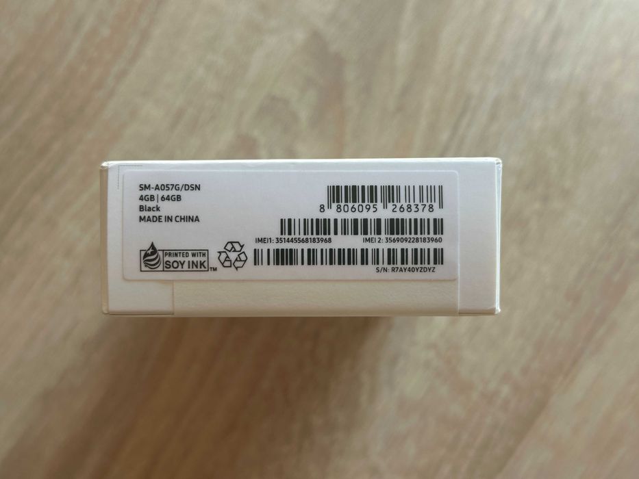 НОВ Samsung Galaxy A05s, Black - 4GB / 16GB - фабрично запечатан.