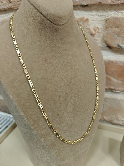 Lanț plin bărbătesc aur 18k 24.24gr (r)