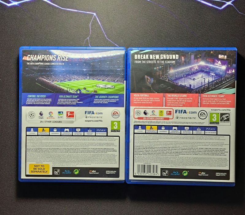 Fifa 19 и Fifa 20 за ps4 (19,90 за брой)
