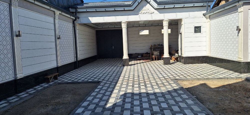 Yangi sifatliy qurilgan uy 4.5 sotik pishgan gishdan qurilgan pod klyu