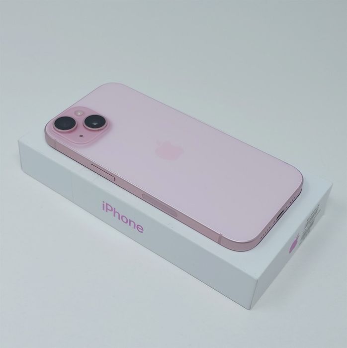 iPhone 15 Pink 256B Като Нов!