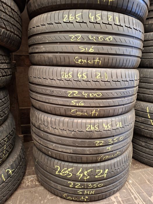 4 anvelope 265/45 R21 Continental