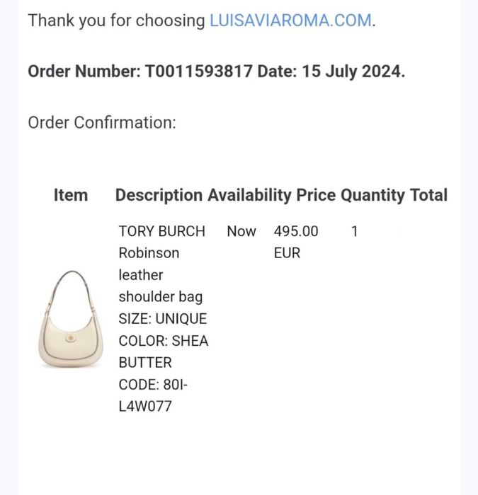 Чанта Tory Burch Robinson Spazzolato Convertible Crescent Leather Bag