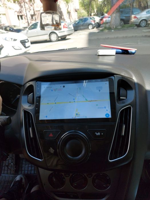 Navigatie Android Ford Focus 3 model Tesla Waze USB Wi-Fi YouTube