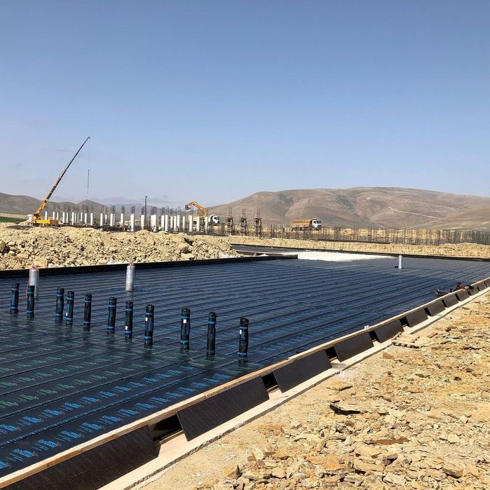 ГИДРОИЗОЛЯЦИЯ Фундамент  Gidro izalatsiya