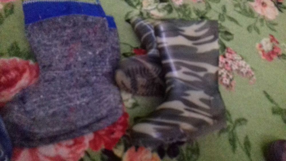 Детские резиновые сапоги