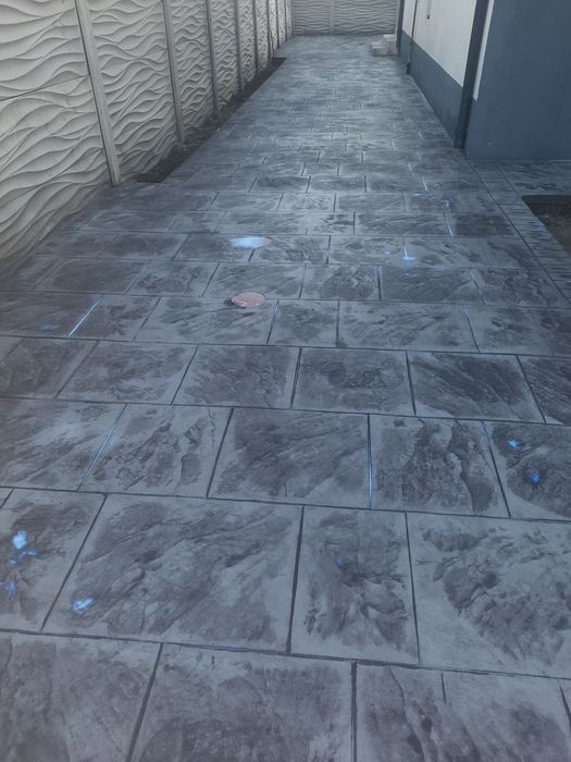 Beton amprentat/elicopterizat pavele construcții amenajări  ieftin