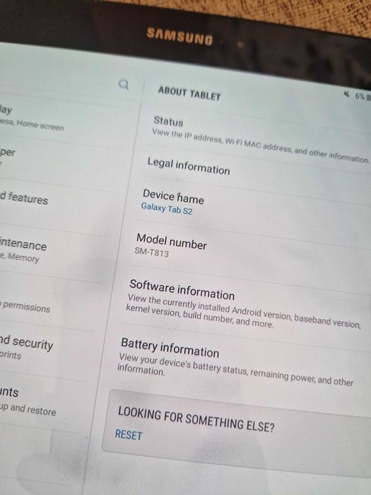 Samsung Tab S2 32GB si 2 GB ram, android 7