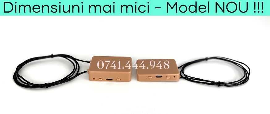 Cutiuta GSM casti de copiat Microvibratii - NU se Aud/Vad in Exterior!