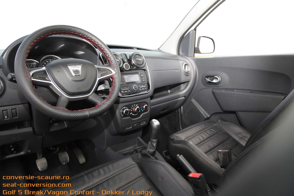 Sistem adaptare scaune de VW Scirocco pe Lodgy Dokker