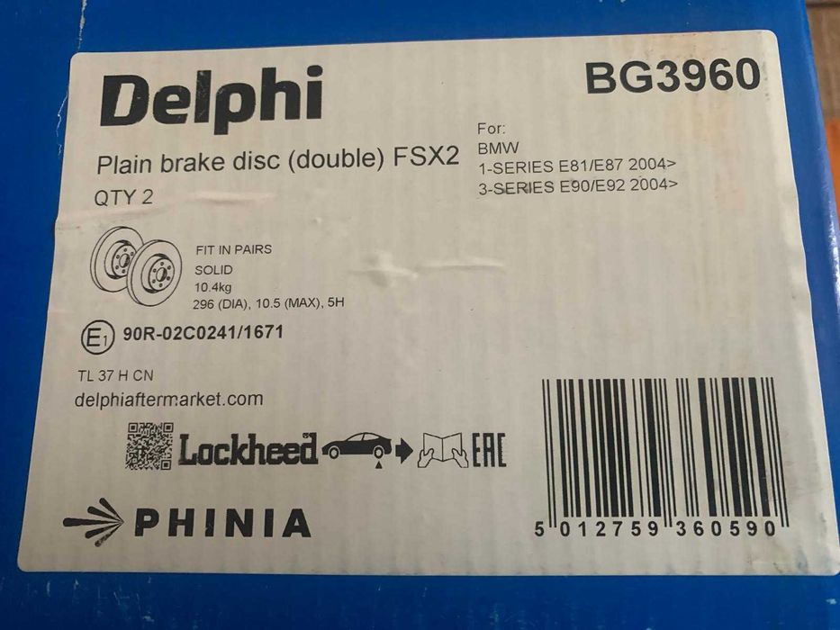 Set Discuri Frână Spate BMW