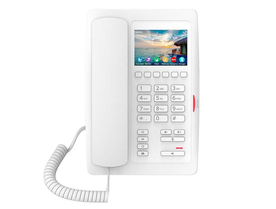 < IP - телефон Fanvil H5W Wi-Fi Black / White