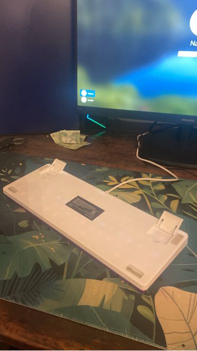 Tastatura costum QwertyKey K400 White Ocean