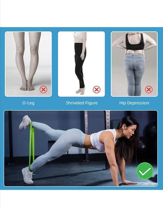 Комплект ластици за тренировка 5 броя