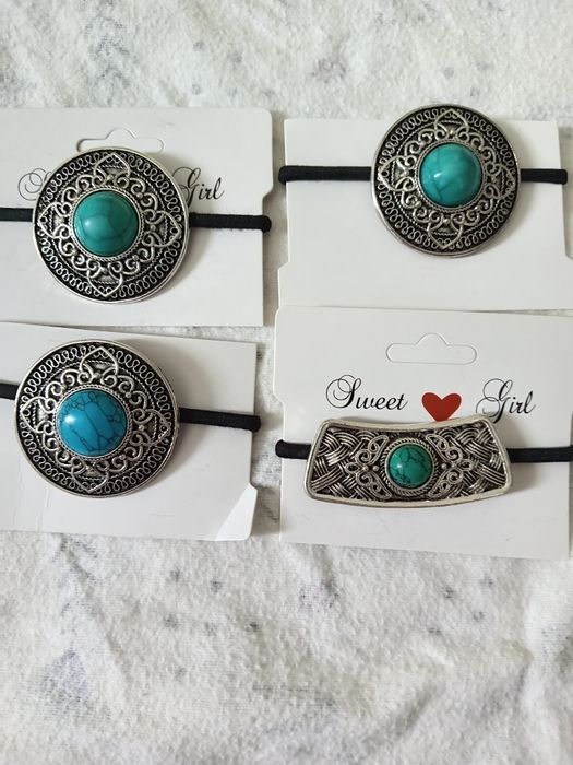 Серьги, резиночки национальные