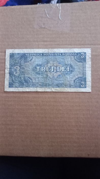 Vand bancnota rara 3 lei 1966