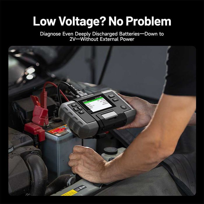 TOPDON BT600 Plus 12/24V професионален тестер за акумулатори