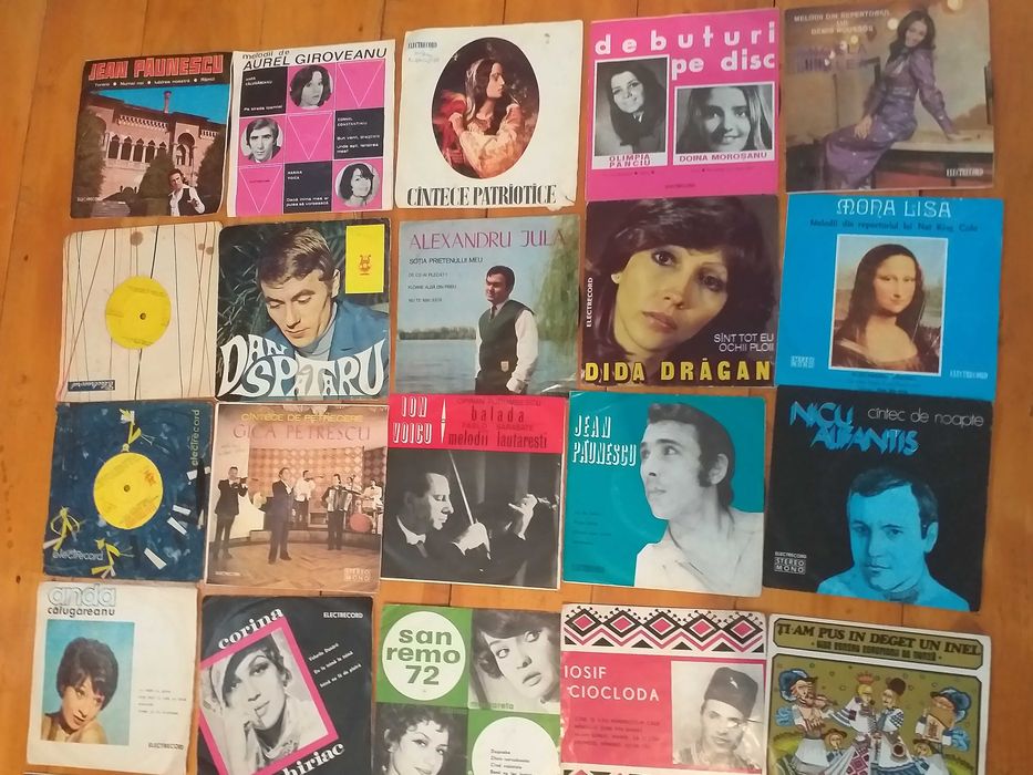 30 discuri vinil Muzica Populara/usoara,colectie,vechi anii '70-'80