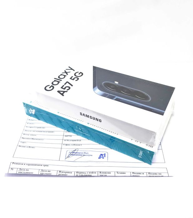 НОВ•Samsung A57 128GB Awesome Navy•Гаранция