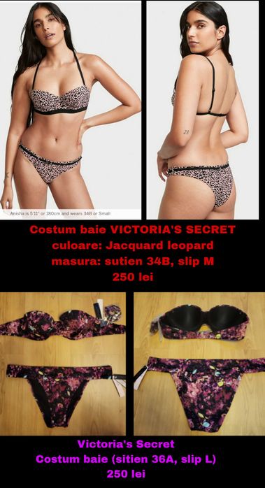 Costume baie Victoria's Secret XS, S,M,L